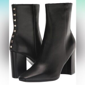 Nine West Womens Adea Heeled Booties Black Women’s Size 9.5